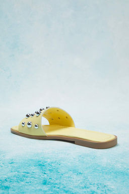 Trendyol Shoes Siyah Gumus Trok Tasl? S?k Kad?n Terlik TAKSS25TE00013 - Trendyolmilla фото 24