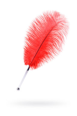 Перо страусиное TOYFA Theatre, красный, 40 см