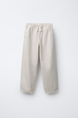 FLOWING ELASTICATED TROUSERS