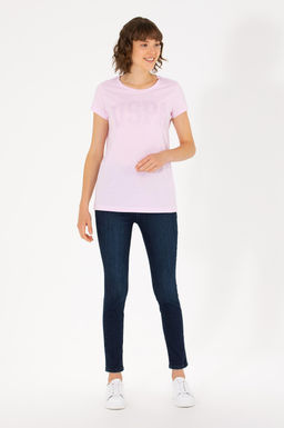 U. S. Polo Assn Женская базовая футболка с круглым вырезом Magnolia - U.s. polo assn фото 2