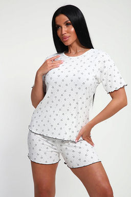 Пижама с шортами (01062, красный) - Плиона фото 13