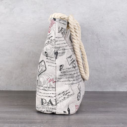 Сумка пляжная на молнии 45х32х14 см Париж / BB23 /уп 1/ - ГалеонТрейд фото 3