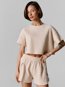 Комплект домашний женский бежевый - Mark formelle фото 3