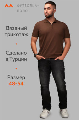 Мужская футболка-поло из вязаного трикотажа Happyfox - Happy fox фото 9