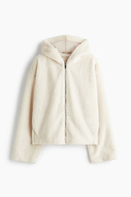 Chaqueta con capucha y cremallera