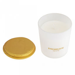 Свеча "Ease" д7,8см, h9см, парафин, в стекле, с крышкой, время горения 41 час (Россия)