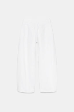 TRF BALLOON MID-WAIST JEANS - Zara фото 8