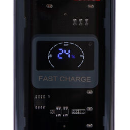 Внешний портативный аккумулятор CRR-29, 20000 мАч, 2USB, 3 А, с дисплеем, быстрая зарядка, серый - Simaland фото 5