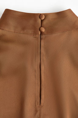 Blusa de sat?n con cuello elevado - H&m фото 3