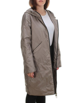 22098 DK.BEIGE Куртка демисезонная двухсторонняя женская (80 гр. синтепон) - Fashion фото 8