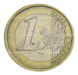 Монета 1 евро 2007 года Италия