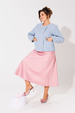 Жакет ANELLI 1430 голубой  фото 4