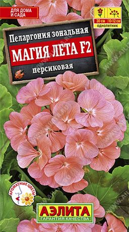 Пеларгония Магия лета F2 персиковая (2026)