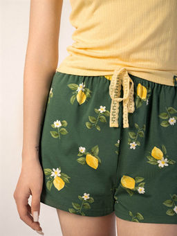 Пижама Indefini 5059TBP желтый хлопок фото 2