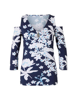 Блузка, сине-белая - Ashley brooke фото 2