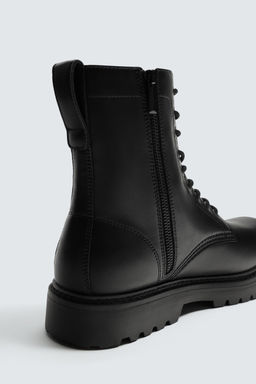 CHUNKY LACE-UP BOOTS - Zara фото 2