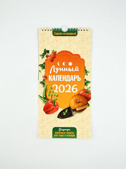 Календарь 2026 на ригеле «Садово-огородный» 16.5×34 см