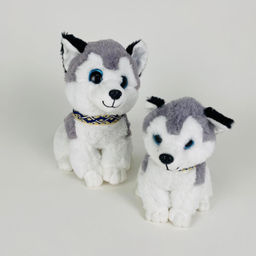 Мягкая игрушка Хаски в ошейнике 20 см (арт. 102/20)