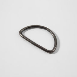 Цена за 3 шт. Полукольцо для сумок, d = 40 мм, толщина - 3 мм, 10 шт, цвет никель - Арт узор фото 2