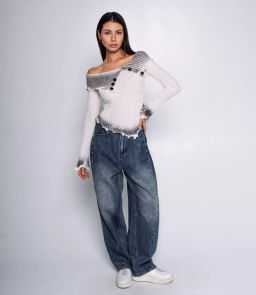 Джемпер #КТ544, молочный - Dommod фото 4