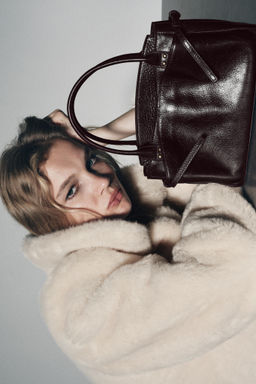 LEATHER MINI CITY BAG - Zara фото 8