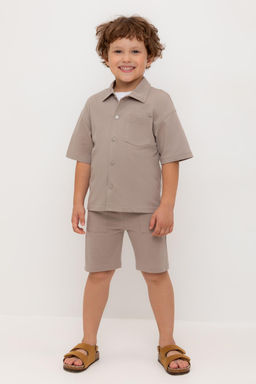 КР 400814/коричневый к556 шорты для мал - Crockid фото 7