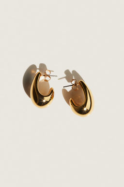 Pendientes cupula chapados en oro - H&m фото 3