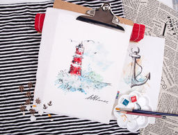 Набор для вышивания PANNA MT-1906 Путеводный маяк 20 х 25 см