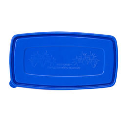 Контейнер пластмассовый Город первого салюта 1л, 24х13х4,4см, полипропилен, прямоугольный, синий (Россия) - Домашняя мода фото 3