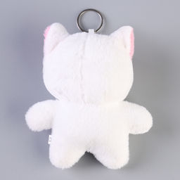 Брелок детский «Кот с сердцем», мягкая игрушка, 14 см, цвет МИКС