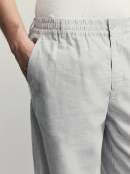 Брюки relax fit со льном / Zarina  фото 6