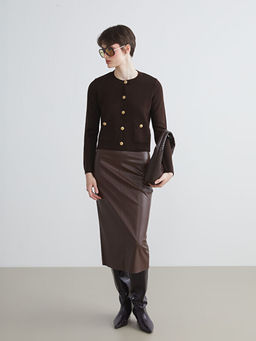 Bisiklet Yaka Kad?n Triko H?rka