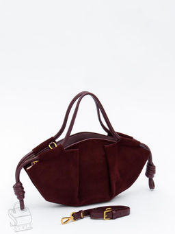 Сумка женская кожаная 99071-1NN wine red  Natale Navetta