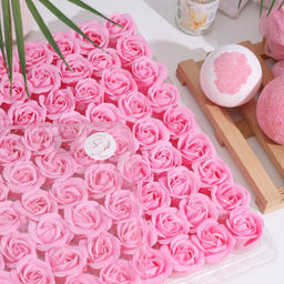 Розы мыльные розовые, набор 81 шт. - SB BEAUTY фото 4