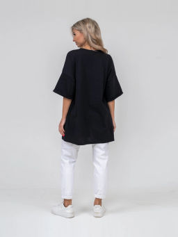 Футболка женская, цвет черный