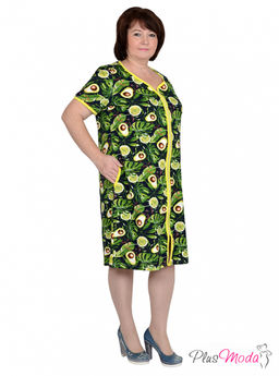 Халат Модель №609 размеры 44-84 - Plusmoda фото 5