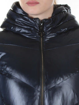 002 DK. BLUE Пальто женское зимнее Snow Grace