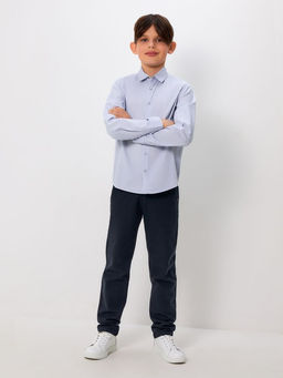 ACOOLA / Сорочка верхняя детская для мальчиков Tumpy голубой  фото 2