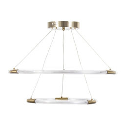 Светильник «Рингас» 2хLED 68 Вт 3000-6000К золото 57×57×120 см BayerLux