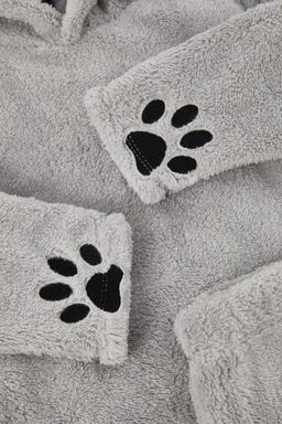 Gri Mini Me Orme Unisex Cocuk Pijama Tak?m? TKDAW26PT00015 - Trendyolmilla фото 3