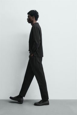 JEANS SLIM TAPERED FIT / Negro - Zara фото 6