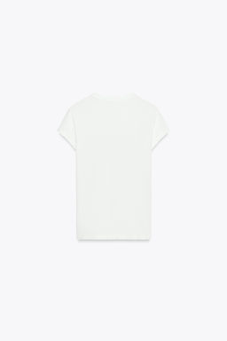 RUSTIC T-SHIRT WITH SLOGAN - Zara фото 7