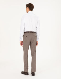 A__k Kahverengi Slim Fit Kuma_ Pantolon - Pierre cardin фото 4