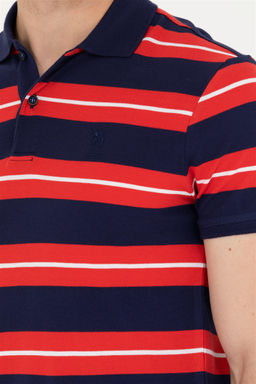 U. S. Polo Assn Мужская темно-синяя футболка с воротником-поло - U.s. polo assn фото 14