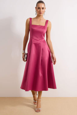 Murdum A-Kesim Saten Dokuma S?k Abiye Gece Mezuniyet Elbisesi TPRAW25EL00040