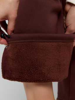 349 Брюки-трансформеры утепленные, шоколад - Knitka wear фото 3