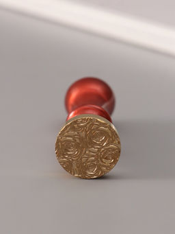 Печать для сургуча с пластиковой ручкой «Розы», 6.3×2.5×2.5 см