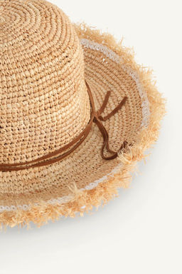 LIMITED EDITION RAFFIA HAT - Zara фото 3