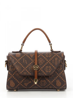 LACCOMA сумка АС153-Россия-шоколад эко кожа