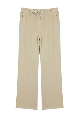 Bej More Sustainable %100 Tencel Beli Lastikli Yuksek Bel Jeans TWOSS24JE00203 - Trendyolmilla фото 32